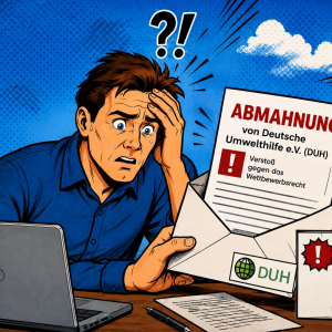 Abmahnung Deutsche Umwelthilfe – DUH und Unterlassungserklärung