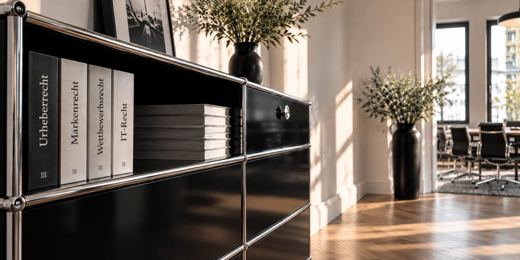 USM Haller Regal in der Kanzlei Sievers & Kollegen